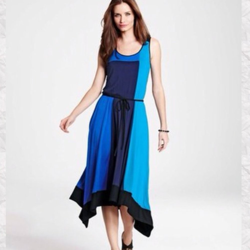 *last call* accepting all reasonable offers - Blue Ann Taylor dress in Size 10
